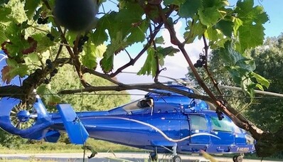 Gourmet-Eskapaden im Hubschrauber