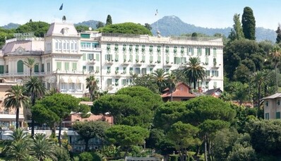 Das kaiserliche Palace Hotel Santa Margherita in Ligurien