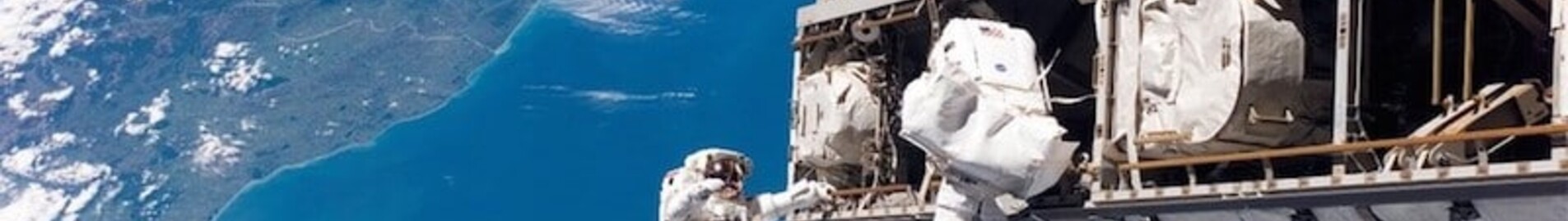 Live-Übertragung über die Erde an Bord der Raumstation ISS