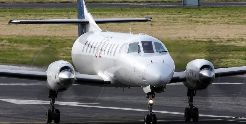 Localisation jet privé : METRO III sur piste.