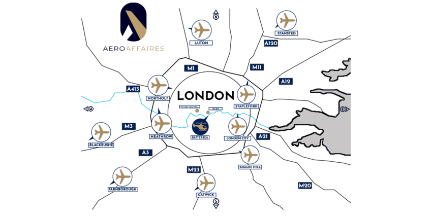 Mieten Sie einen Privatjet von/nach London Luton