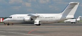 location de jet privé, intérieur Avro RJ 85 beige