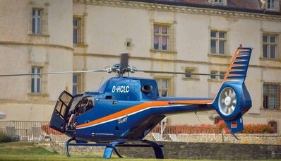 Mieten Sie einen Hubschrauber Seminare Kundeneinladungen Incentives Mittagessen