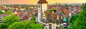 Vue pittoresque de Nuremberg en automne.