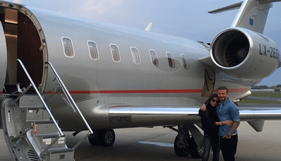 Welche Fußballspieler haben einen Privatjet?