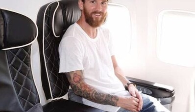 Der Privatjet von Lionel Messi