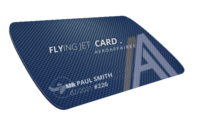 Flying jet card