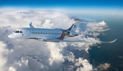 Dassault Aviation führt den Falcon 10X, seinen leistungsstärksten Privatjet, ein