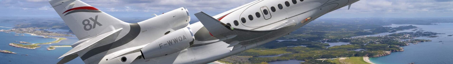 Die Falcon 8X verbessert ihre Kabine