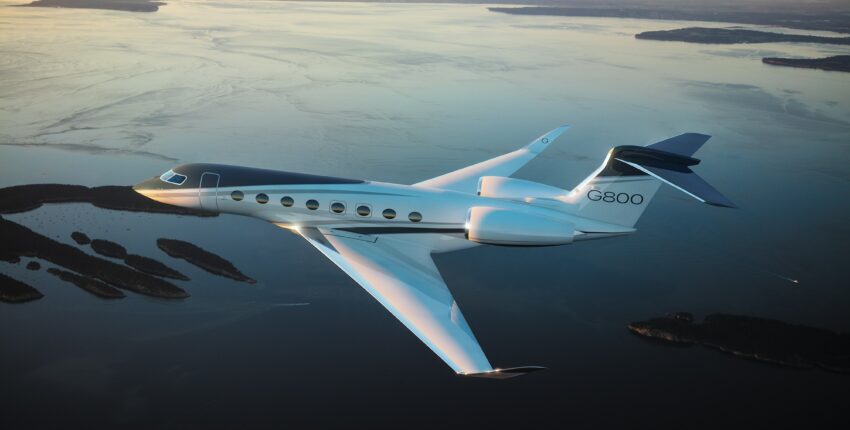 Gulfstream G800 en vol