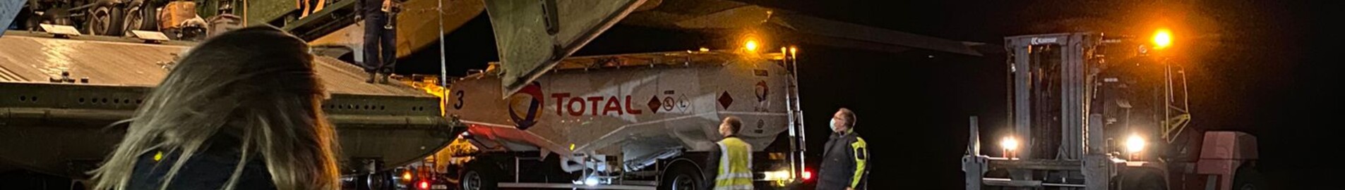 DieAntonov 225, das größte Frachtflugzeug der Welt, wurde zerstört