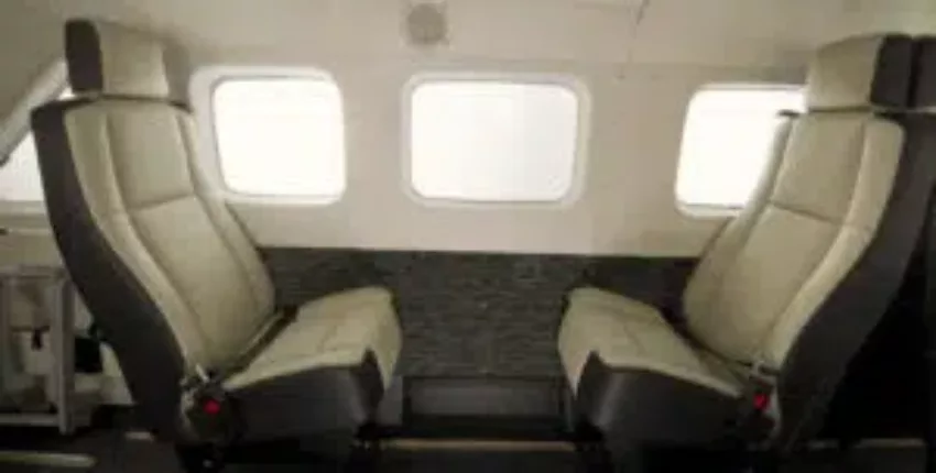 location jet privé - Intérieur Cessna Grand Caravan luxueux.