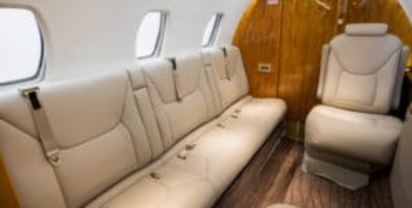 `location jet privé - intérieur luxueux Citation Sovereign`