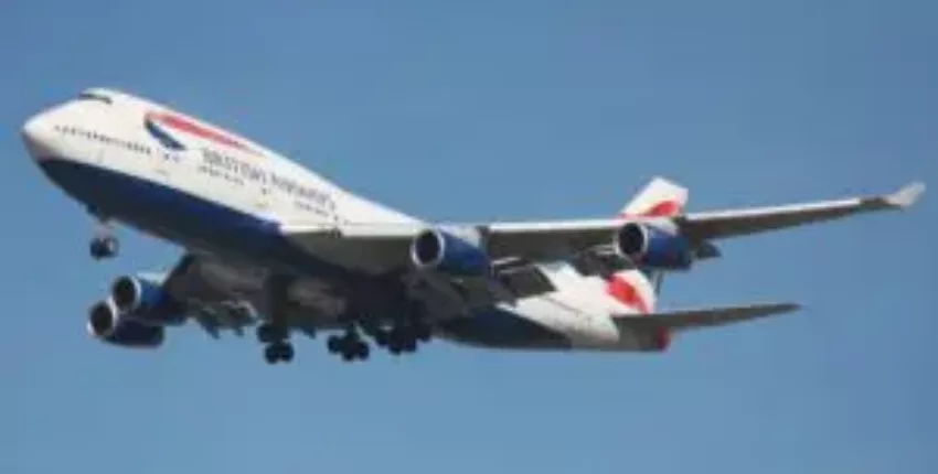 location de jet privé, Boeing 747-400 British Airways en vol