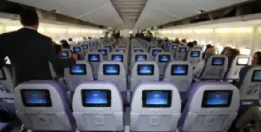 location de jet privé, cabine arrière du Boeing 747-400.