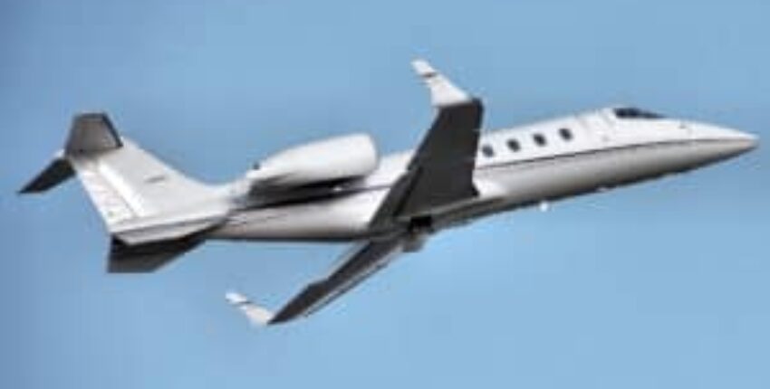 location jet privé : LEARJET 60 en vol