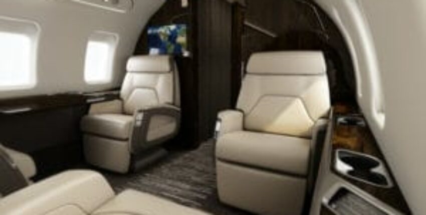 location jet privé: intérieur du Challenger 650