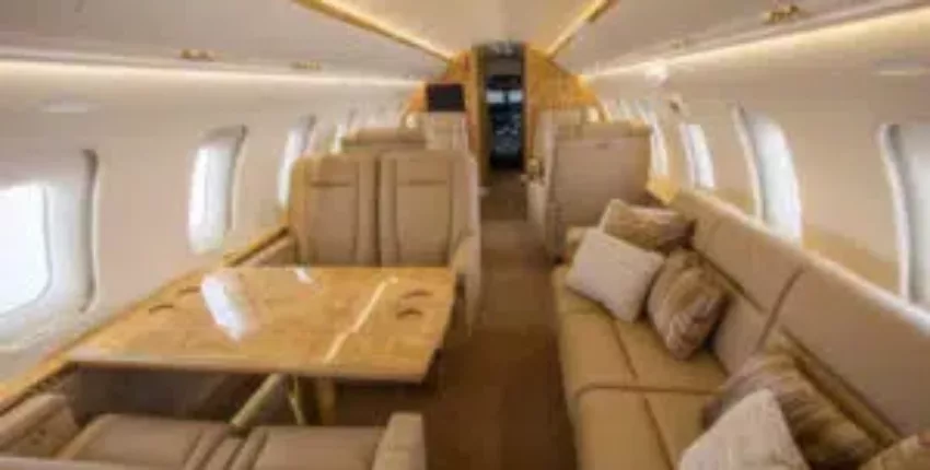 Location de jet privé : Challenger 605 intérieur