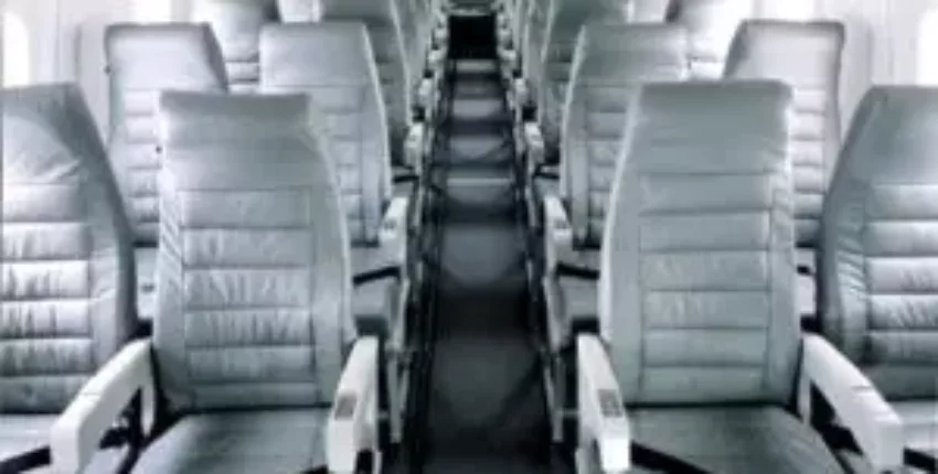 location de jet privé : cabine de DASH 8-100 luxueuse
