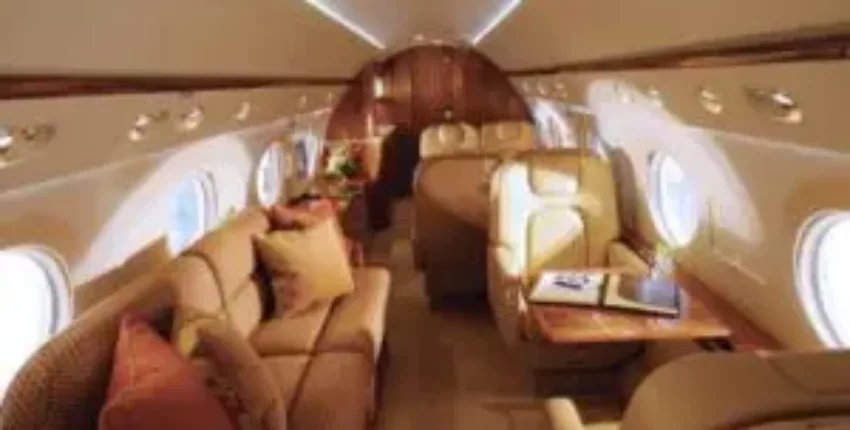 Emplacement de jet privé : Intérieur du Gulfstream G450.