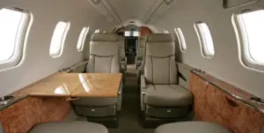 location de jet privé - Intérieur Learjet 45 XR luxueux