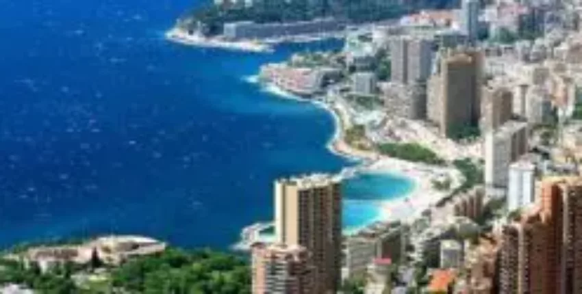 Privatjet et Hubschrauber mieten nach Monaco, vue aérienne.