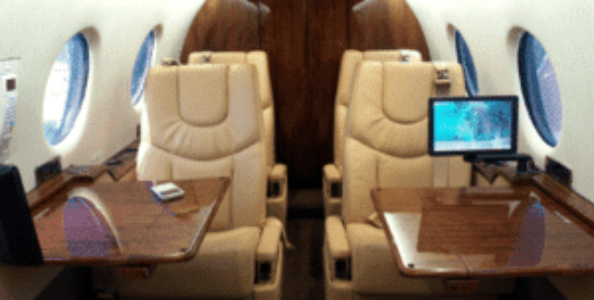 location jet privé: NEXTANT 400 XT, intérieur luxueux