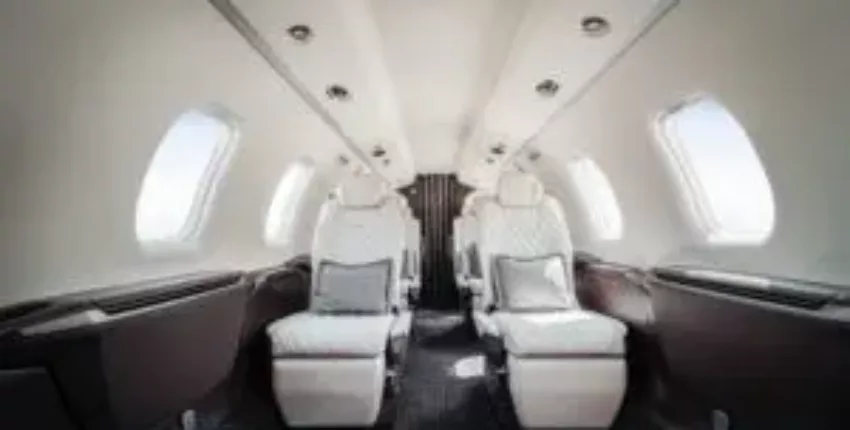 location jet privé - intérieur luxueux Pilatus PC-24