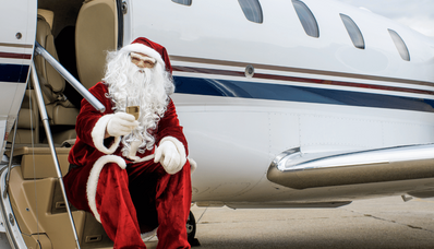 5 Orte, an die man zu Weihnachten mit dem Privatjet reisen kann