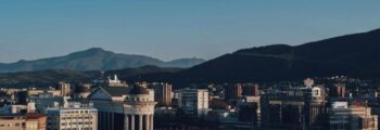 Skopje vue d'ensemble