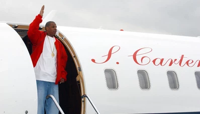 Der Privatjet von Jay-Z