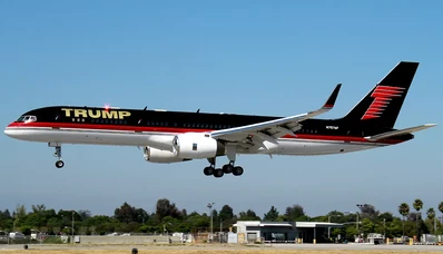 Donald Trumps Privatjet: ein Symbol für Luxus und Macht