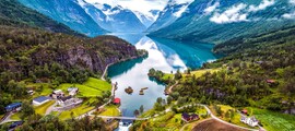 Privatjet und Hubschrauber auf den Lofoten mieten