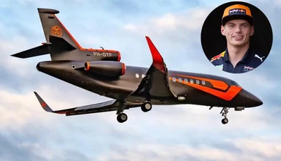 Wenn die F1 fliegt: Der Privatjet von Max Verstappen