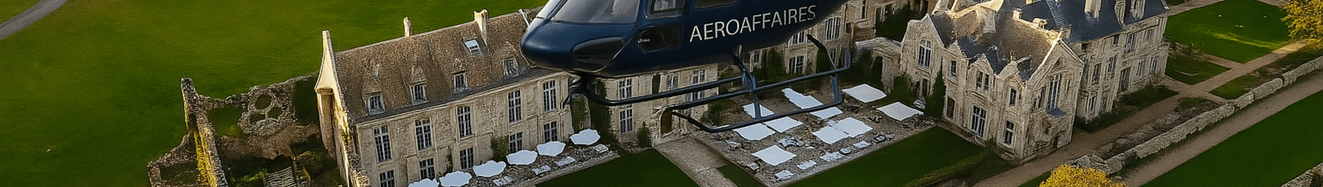 Abbaye des Vaux de Cernay: Erlebnis im Hubschrauber