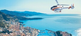 Fürstentum Monaco: Privatjet und Hubschrauber mieten