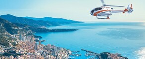 Nizza - Monaco: Transfer mit dem Hubschrauber