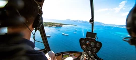 Genf - Méribel: Transfer mit dem Helikopter