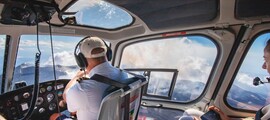 Sizilien: Transfer mit dem Hubschrauber
