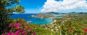 Antigua - Barbuda: Transfer mit dem Hubschrauber
