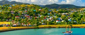 Antigua - Saint-Barthélemy: Transfer mit dem Hubschrauber