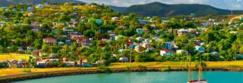 Antigua - Barbuda: Transfer mit dem Hubschrauber