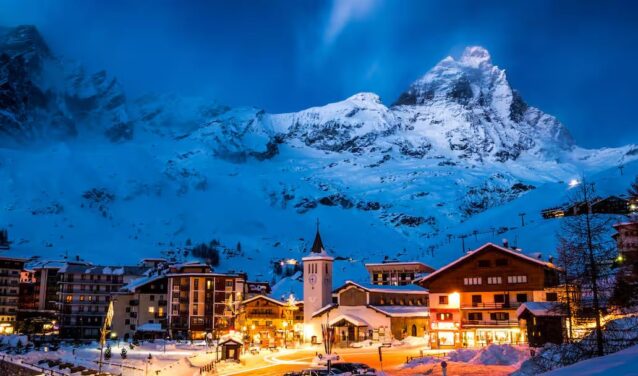 Mailand - Cervinia: Transfer mit dem Hubschrauber