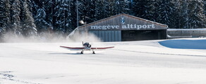 Genf - Megève: Transfer mit dem Helikopter