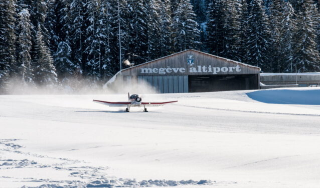Genf - Megève: Transfer mit dem Helikopter