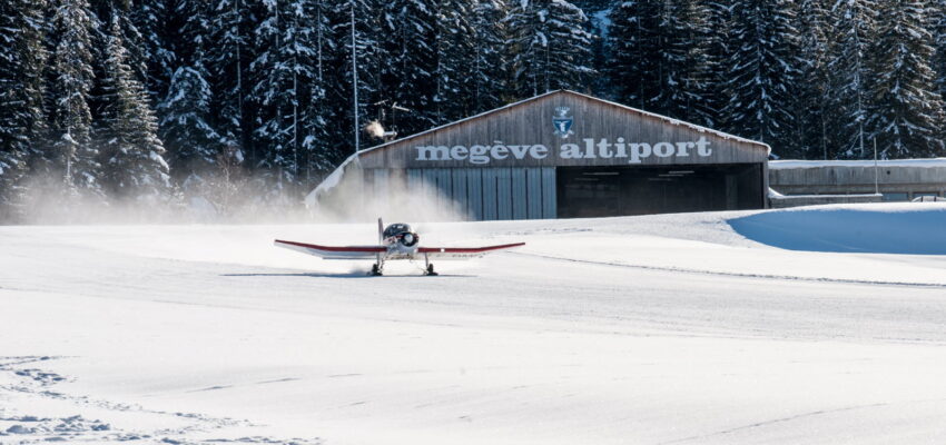 Genf - Megève: Transfer mit dem Helikopter