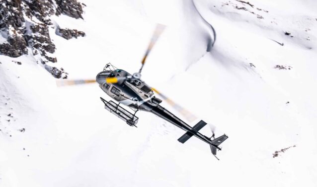 Lyon - Megève: Transfer mit dem Hubschrauber