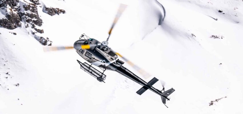 Lyon - Megève: Transfer mit dem Hubschrauber