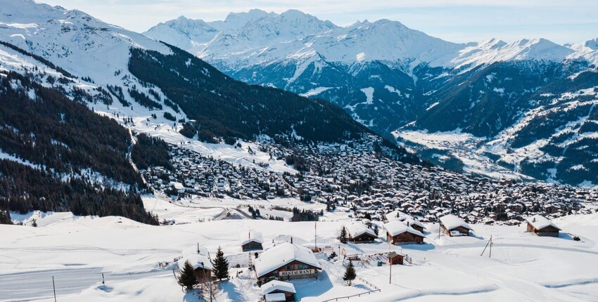 Genf - Verbier: Transfer mit dem Helikopter