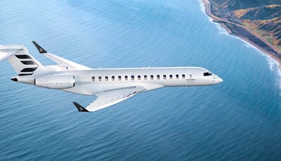 Bombardier Global 8000 der kanadische Hersteller nimmt den schnellsten Geschäftsjet seit der Concorde in Betrieb